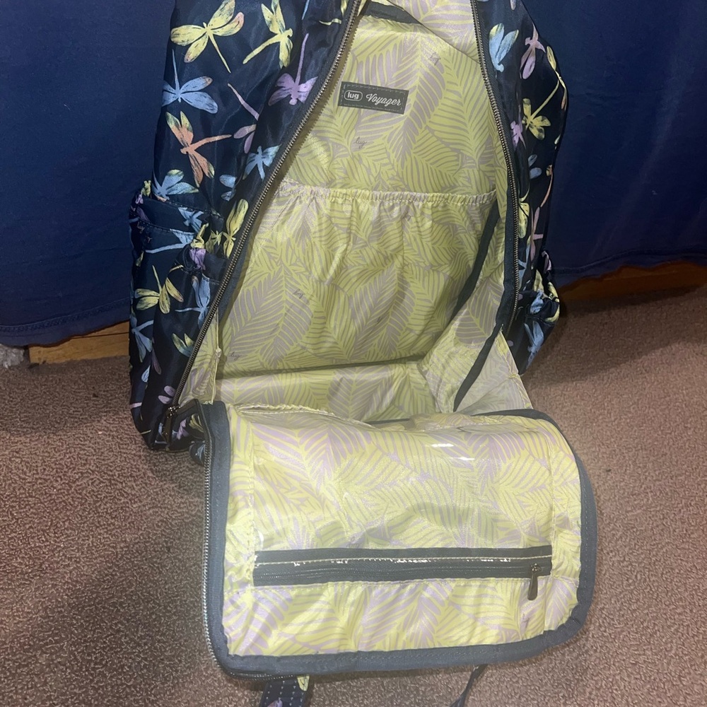 LUG Voyager Backpack/Tote in Dragonfly IcePop NWT - Picture 8 of 11